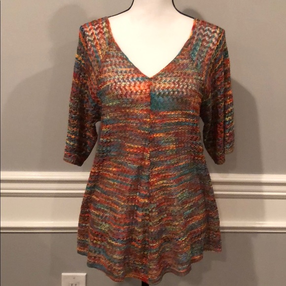 Sweaters - Multi color layering sweater